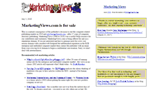 Desktop Screenshot of marketingviews.com